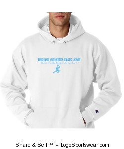Champion Adult Powerblend Hooded Sweatshirt Design Zoom